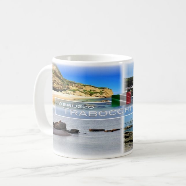 Caneca De Café IT Itália - Abruzzo - (Frente Esquerda)