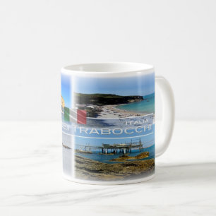 Caneca De Café IT Itália - Abruzzo - Costa dei Trabocchi -