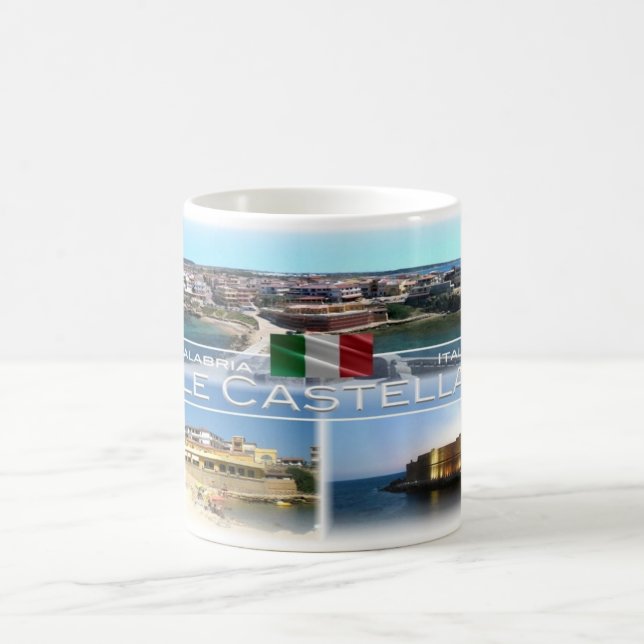Caneca De Café IT Itália - Calábria - Le Castella - (Centro)