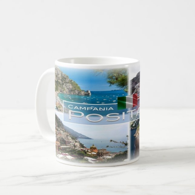 Caneca De Café IT Itália - Campânia - Positano - (Frente Esquerda)