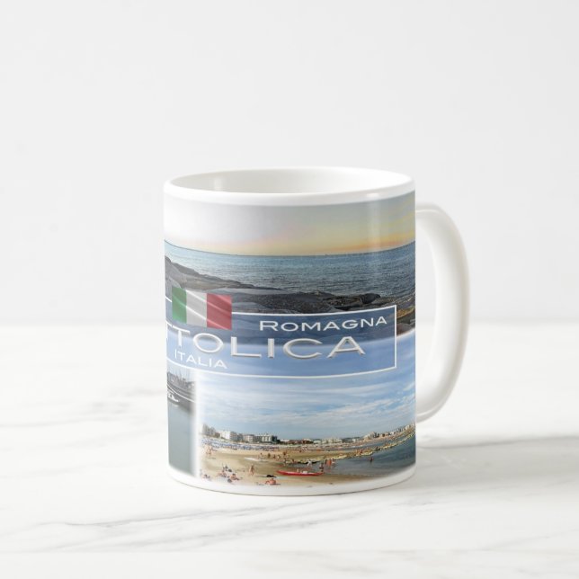Caneca De Café IT Itália - Emilia Romagna - Cattolica - (Frente Esquerda)