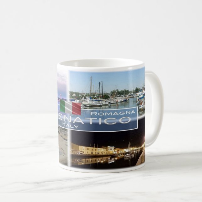 Caneca De Café IT Itália - Emilia Romagna - Cesenatico - (Frente Esquerda)