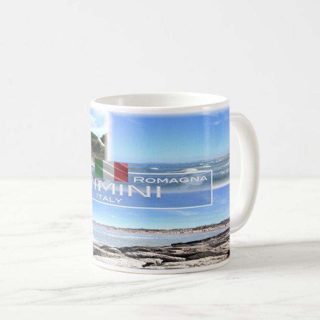 Caneca De Café IT Itália - Emilia Romagna - Rimini (Frente Esquerda)