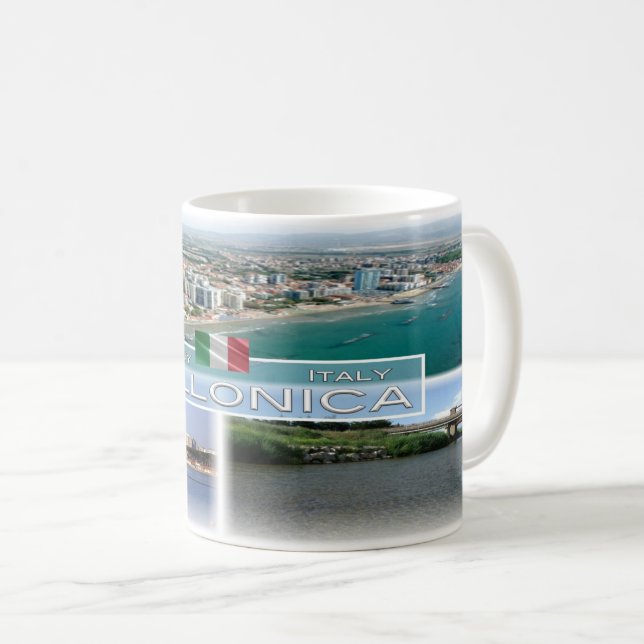 Caneca De Café IT Itália - Follonica - (Frente Esquerda)