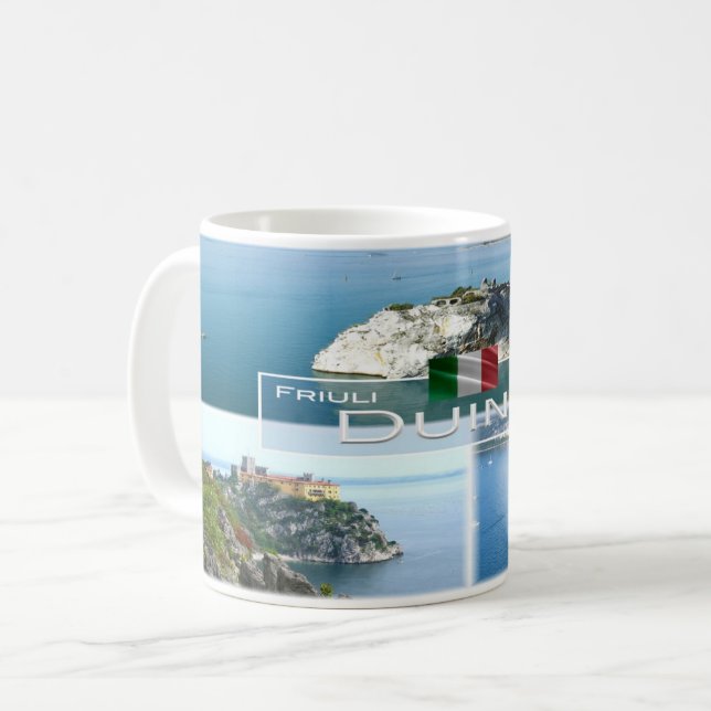 Caneca De Café IT Itália - Friuli Venezia Giulia - Duino - (Frente Esquerda)