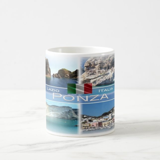 Caneca De Café IT Itália - Lácio - Ponza - (Centro)