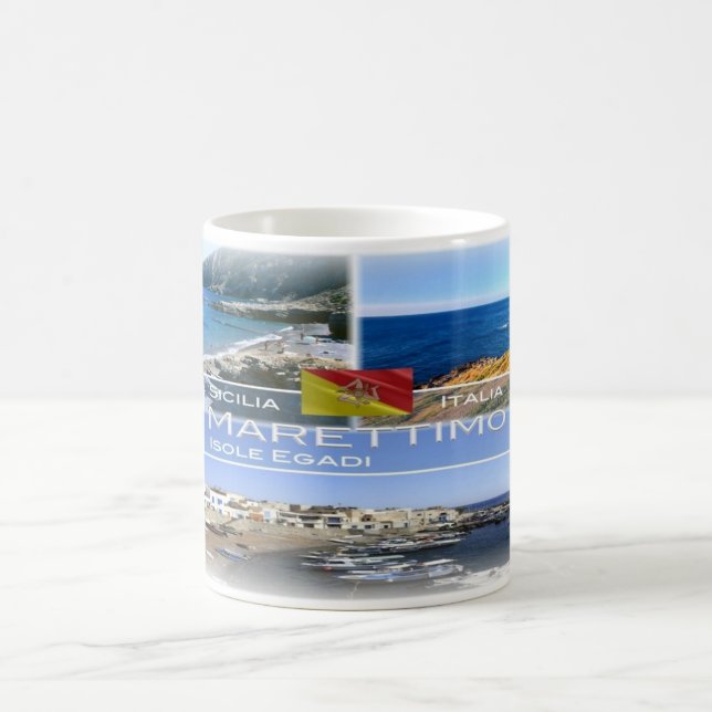 Caneca De Café IT Itália - Sicília - Isola di Marettimo - (Centro)
