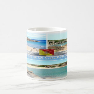 Caneca De Café IT Itália - Sicília - Spiaggia di Calamosche