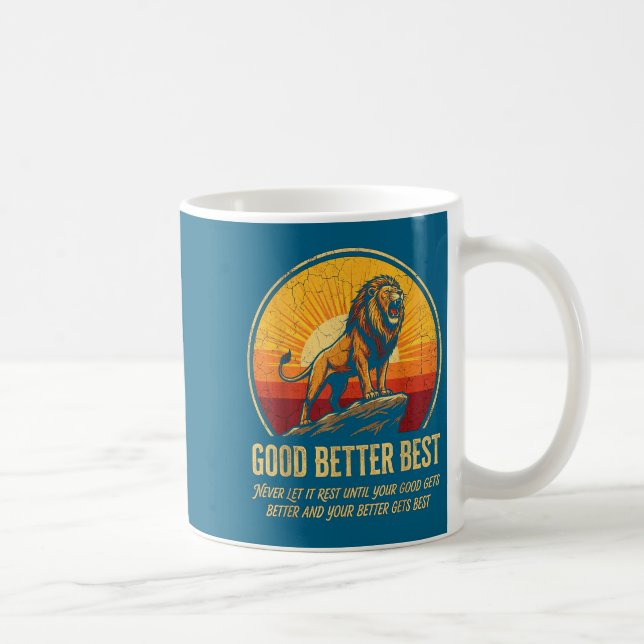 Caneca De Café It Never Till Let Rest Gets Good Better Good Joke (Direita)