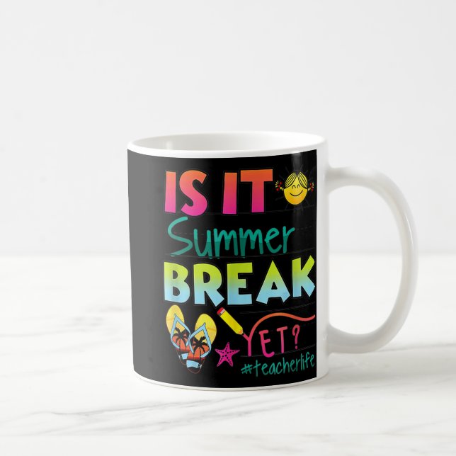 Caneca De Café IT Summer Break Apreciação de Professores 1 (Direita)