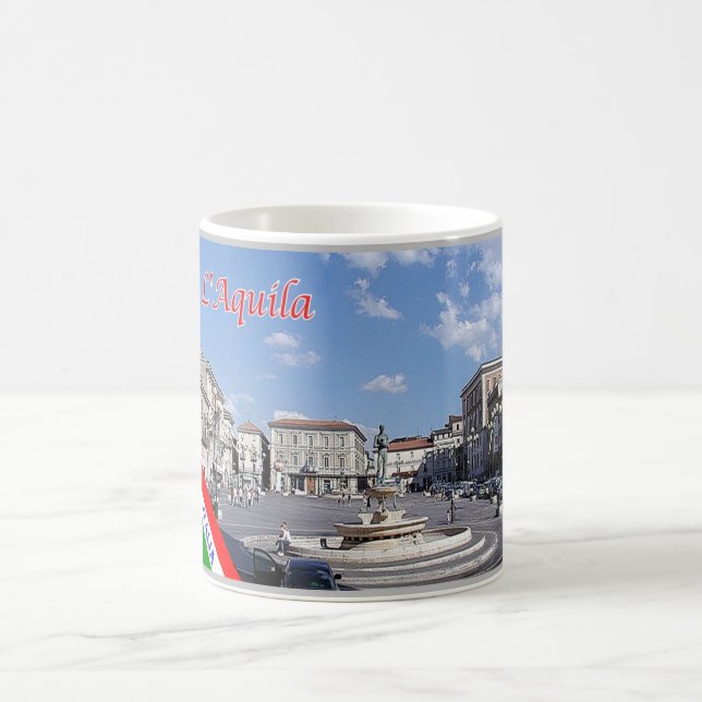 Caneca De Café Itália - Abruzzo - L'Aquila - (Centro)