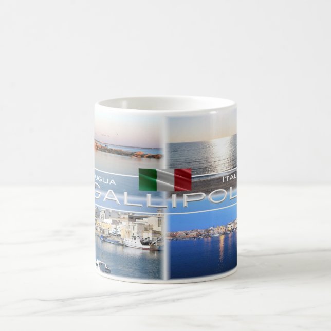 Caneca De Café Itália - Apúlia - Gallipoli - Salento - (Centro)