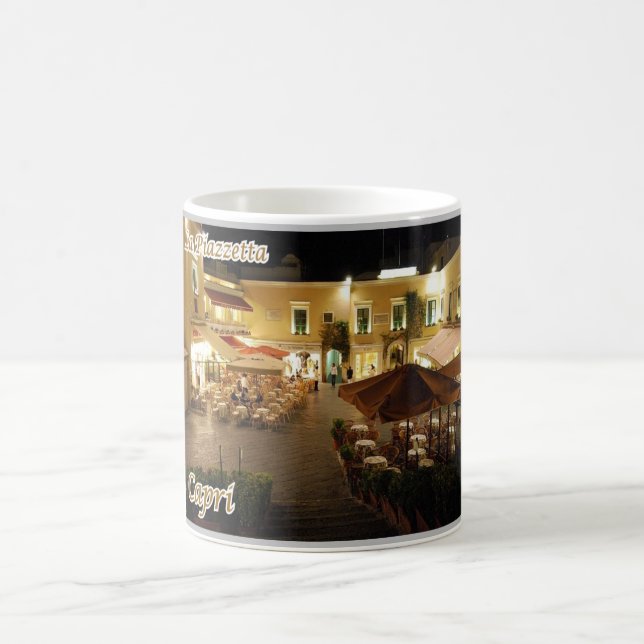 Caneca De Café Itália - Campânia - Capri - A famosa praça - (Centro)