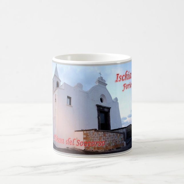 Caneca De Café Itália - Campânia - Ilha de Ischia - Fori - (Centro)