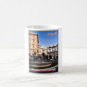 Caneca De Café Itália - Campânia - Nápoles - Fonte de Artichok