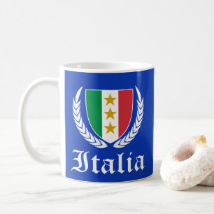 Caneca De Café Italia Crest