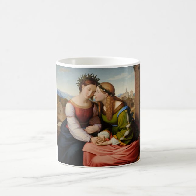 Caneca De Café Itália e Alemanha (Itália e Alemanha como Irmãs) (Centro)