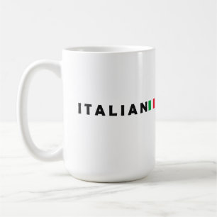 Caneca De Café Itália, italiano, eu amo a Itália