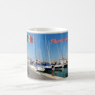 Caneca De Café Itália - Lácio - Fiumicino - Porto -