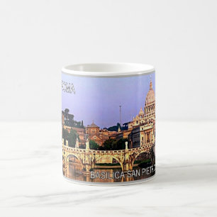 Caneca De Café Itália - Lácio - Roma - Basilica do Santo Peter -