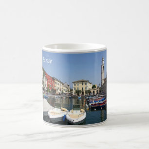 Caneca De Café Itália - Lago Garda - Lazise - Port -