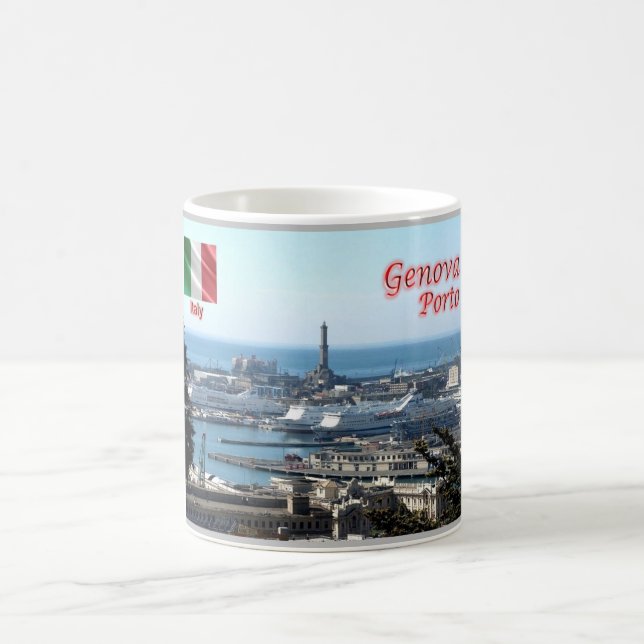 Caneca De Café Itália - Ligúria - Génova - Porto - (Centro)