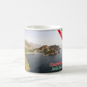 Caneca De Café Itália - Sicília - Taormina - Isola Bella -