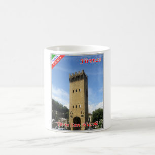 Caneca De Café Itália - Toscana - Florença - Torre San Niccolo" -