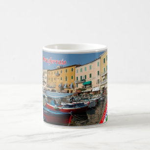 Caneca De Café Itália - Toscana - Isola d'Elba - Portoferraio -