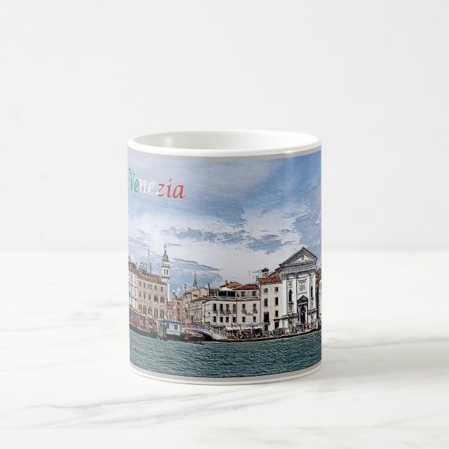 Caneca De Café Itália - Veneza - Skyline - (Centro)