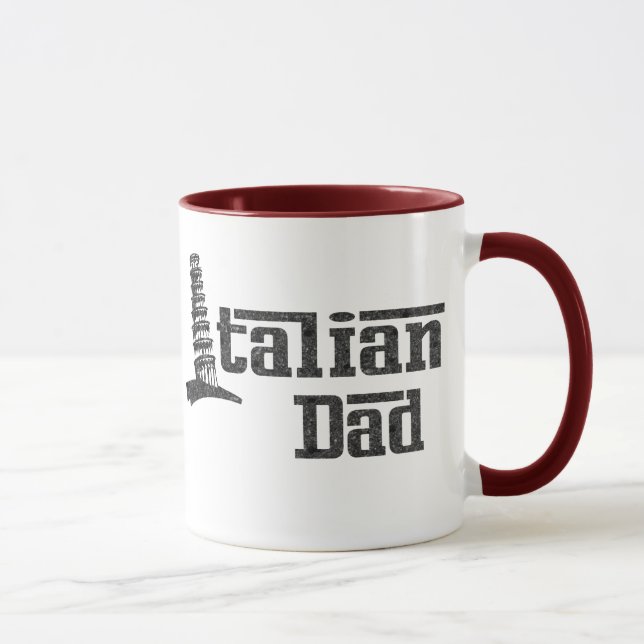 Caneca de café italiana do pai do pai (Direita)