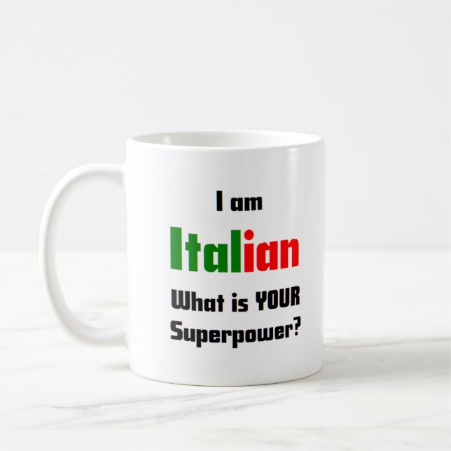 Caneca De Café italiano (Esquerda)
