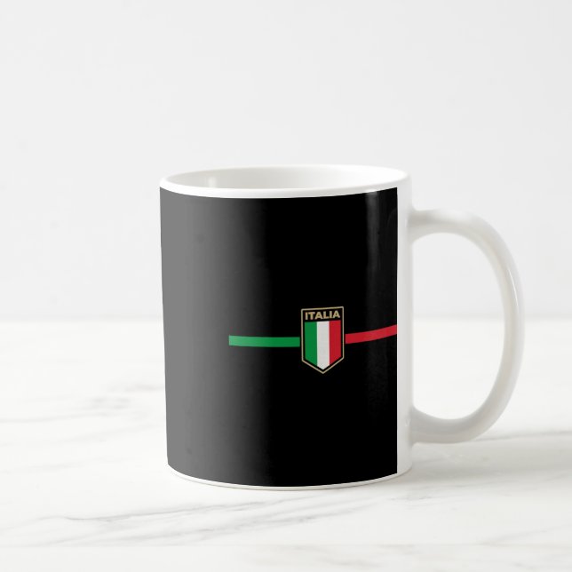 Caneca De Café Italy Soccer Italia Footbyll Fan  (Direita)