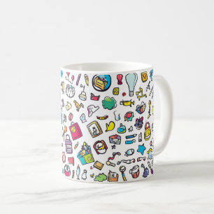 Caneca De Café itens domésticos infantis ou objetos do cotidiano.