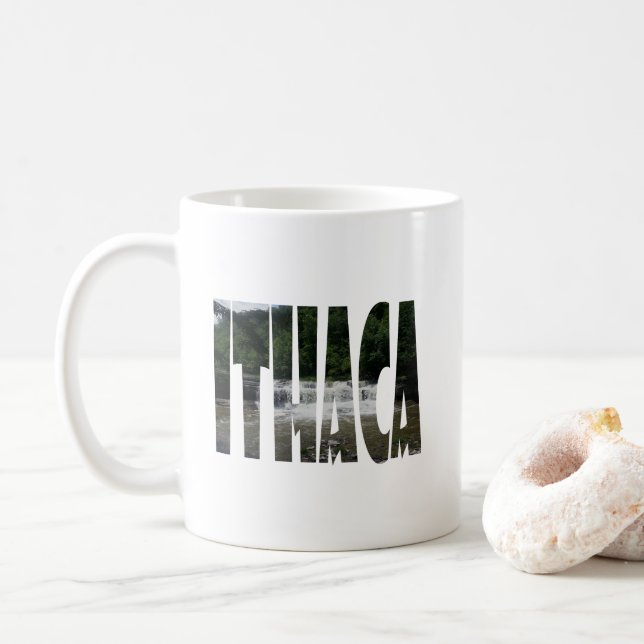 Caneca De Café Ithaca is Gorges (Com Donut)