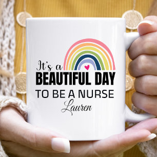Caneca De Café Its a Beautiful Day Nuse rainbow Name Coffee Mug