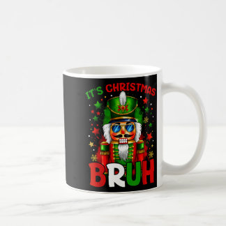 Caneca De Café It's Christmas Bruh Nutcracker Boys Kids Xmas Chri
