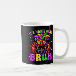 Caneca De Café Its Mardi Gras Bruh Funny Crawfish Outfit Boys Gir