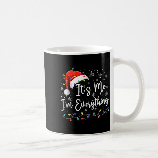 Caneca De Café It's Me I'm Everything Christmas Light Couple Matc (Direita)