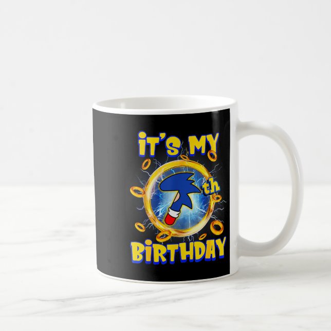 Caneca De Café It's My 7th Birthday Boy Family Matching Party Fun (Direita)