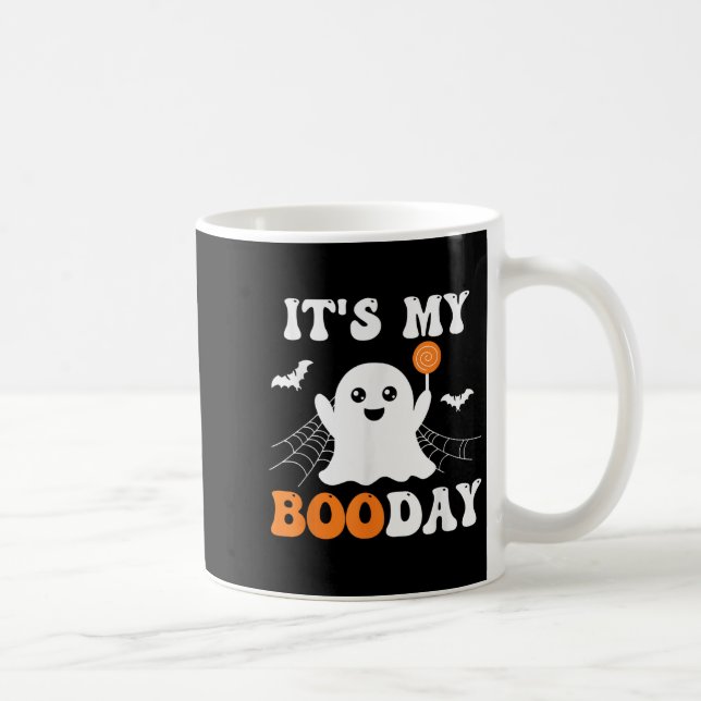 Caneca De Café It's My Booday Ghost Birthday  (Direita)