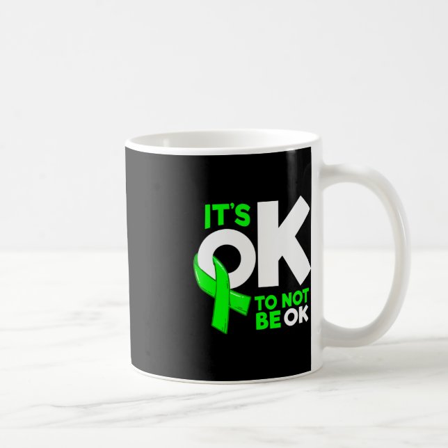Caneca De Café It's Okay To Not Be Okay Mental Health Awareness W (Direita)