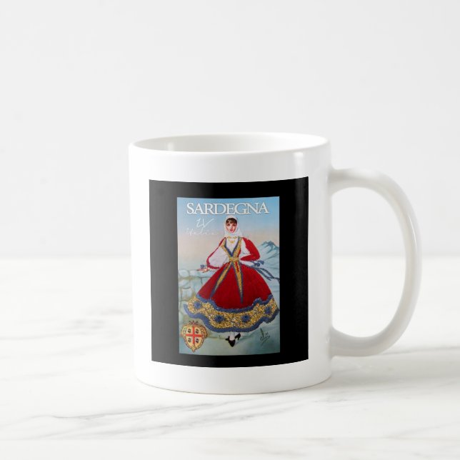 Caneca De Café IV - Traje de SARDEGNA (Direita)