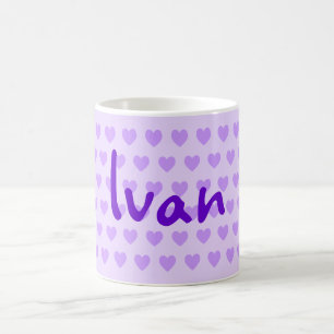 Caneca De Café Ivan no roxo