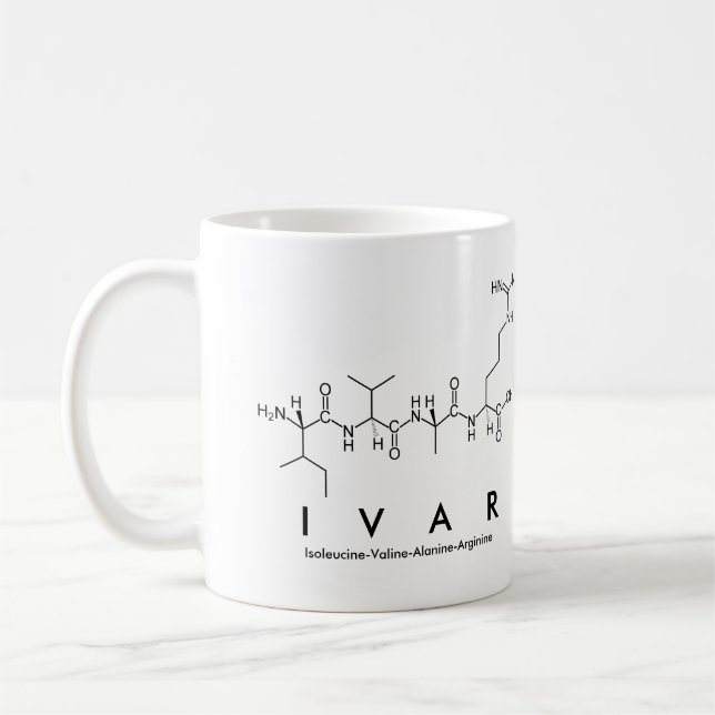 Caneca De Café Ivar peptide name mug (Esquerda)