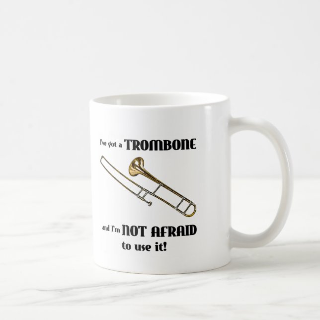Caneca De Café I've obteve um Trombone (Direita)