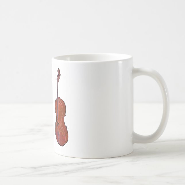 Caneca De Café I've obteve um violoncelo (Direita)