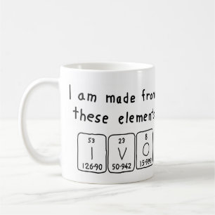 Caneca De Café Ivo mesa periódica