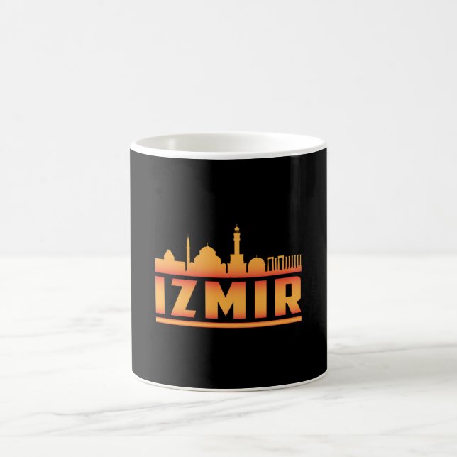 Caneca De Café Izmir Turquia Cidade Skyline Cityscape Funny Gift (Centro)