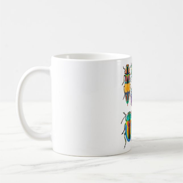 Caneca De Café J é para Jewel Beetle (Esquerda)